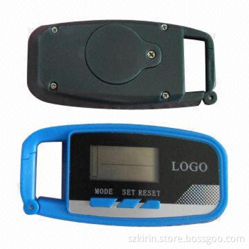 Pedometer, Works Accurately at Any Direction Record Step 0 to 999,999 and 0 to 9999.99 Distance